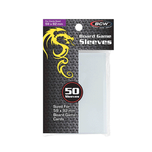 BCW Board Game Sleeves - Standard European 59mm x 92mm
