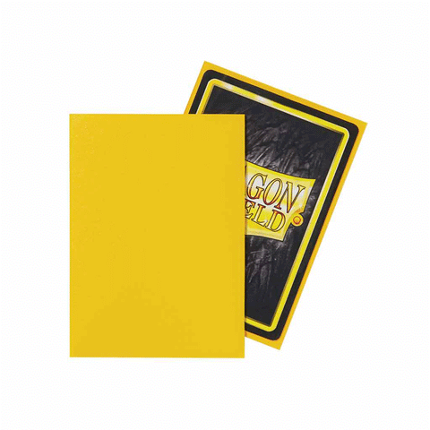 Dragon Shield Standard Matte Sleeves 100 Pack - Yellow