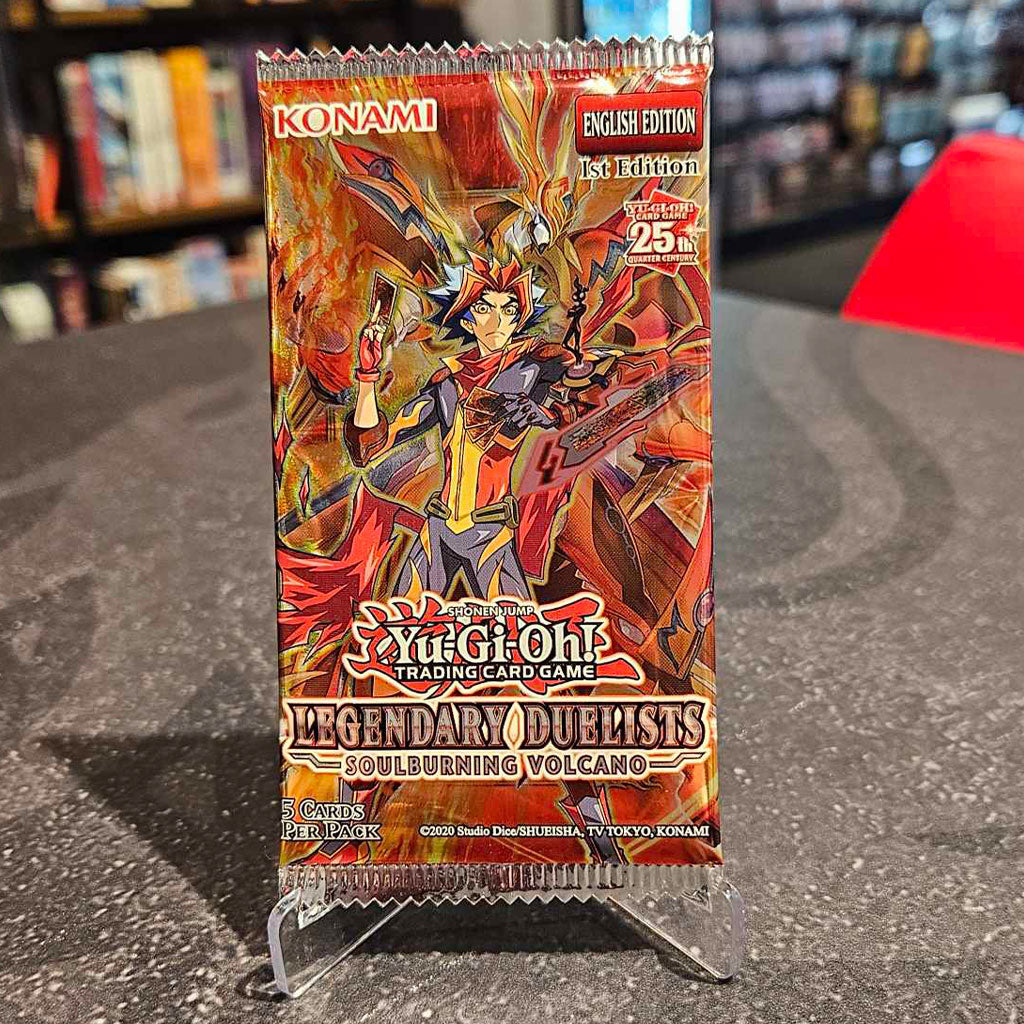 legendary duelists soulburning volcano booster box Yu-Gi-Oh Legendary Duelists: Soulburning Volcano Booster Box  Columbia  Sports Cards