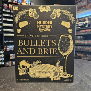 Murder Mystery Party - Solve a Murder Game - Bullets and Brie