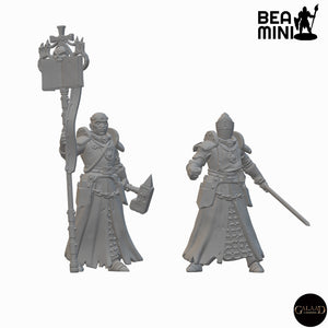 Human Paladins (wave 3) | BeaMini Unpainted RPG Miniatures