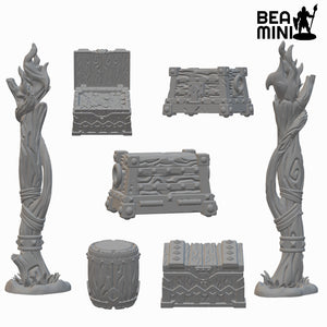 Small Scatter 1 | BeaMini Unpainted RPG Miniatures