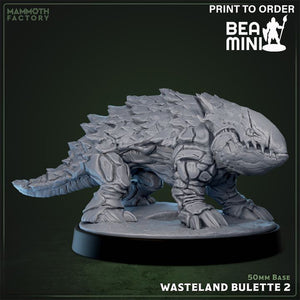 Wasteland Bulette 2 | BeaMini Print to Order Miniatures