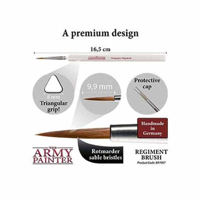Army Painter Brushes - Wargamer Brush - Regiment - Bea DnD Games