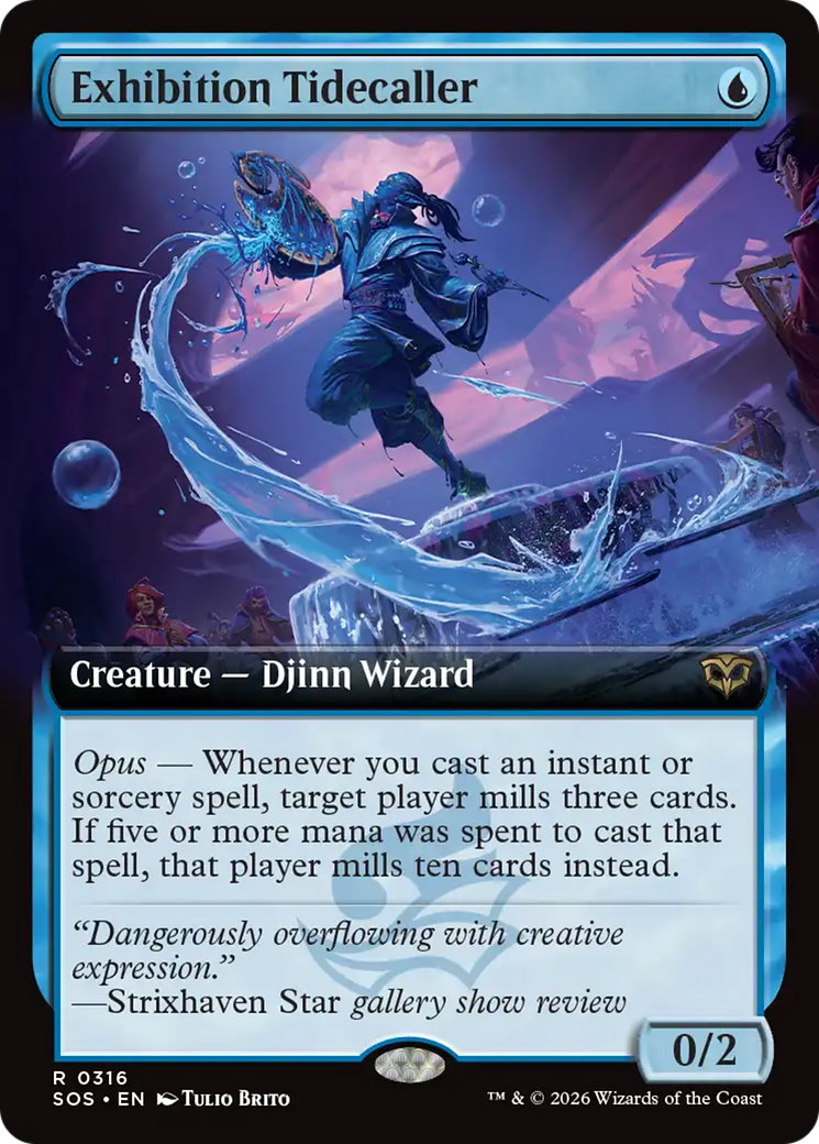 Exhibition Tidecaller (Extended Art) [Secrets of Strixhaven]
