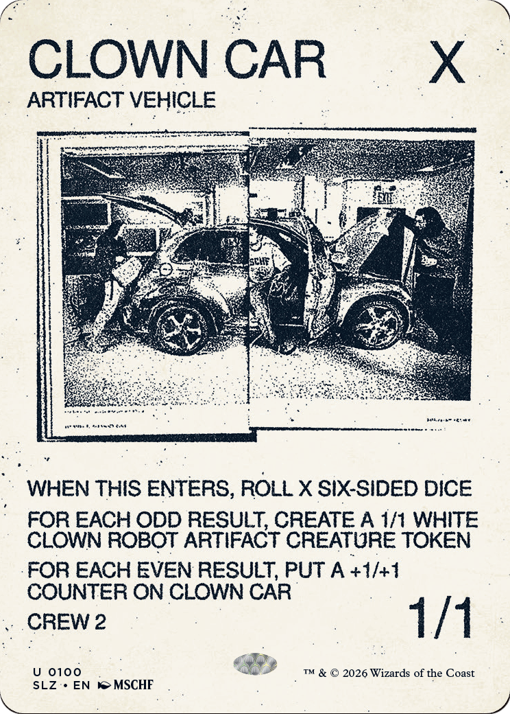 Clown Car (0100) [Secret Lair x MSCHF: The Zeta Set]
