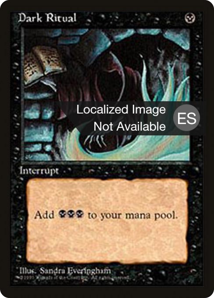 Dark Ritual [Fourth Edition Foreign Black Border]