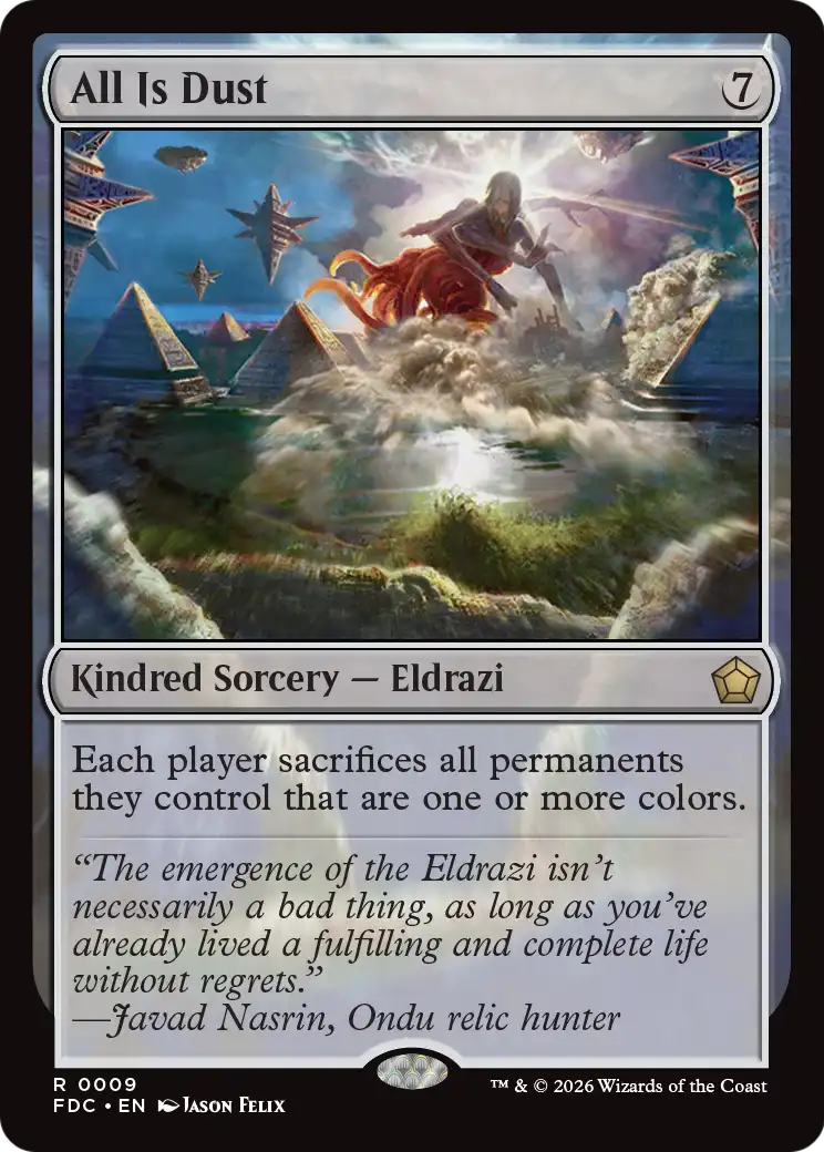 All Is Dust [Foundations Commander]