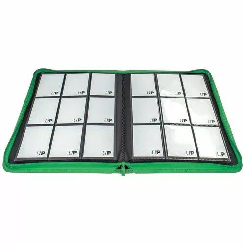Ultra Pro Binder - Vivid 9-Pocket Zippered Pro-Binder - Green