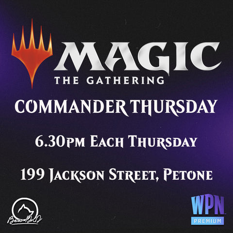 Commander Thursday 19th September ticket