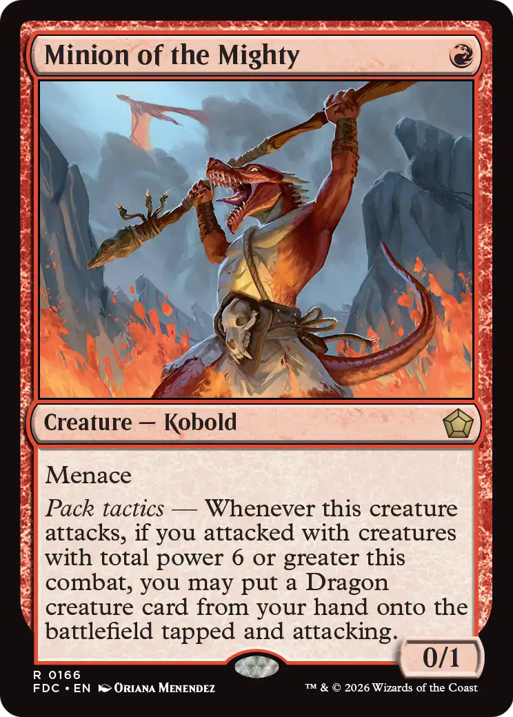 Minion of the Mighty [Foundations Commander]