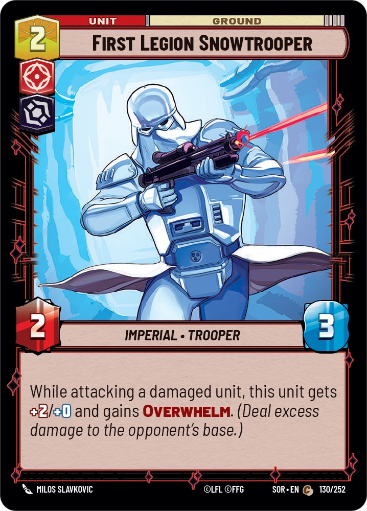 First Legion Snowtrooper (130/252) [Spark of Rebellion]