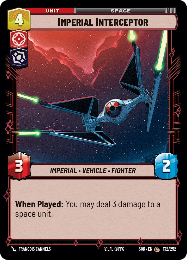 Imperial Interceptor (132/252) [Spark of Rebellion]