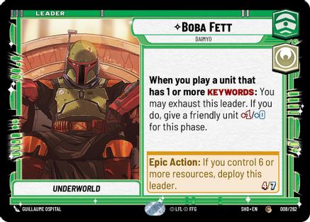 Boba Fett - Daimyo (008/262) (008/262) [Shadows of the Galaxy]