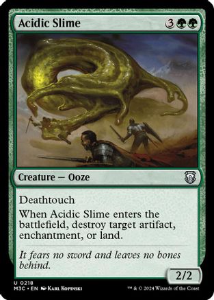 Acidic Slime (Ripple Foil) [Modern Horizons 3 Commander]