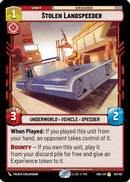 Stolen Landspeeder (161/262) (161/262) [Shadows of the Galaxy]
