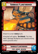 Vambrace Flamethrower (177/262) (177/262) [Shadows of the Galaxy]