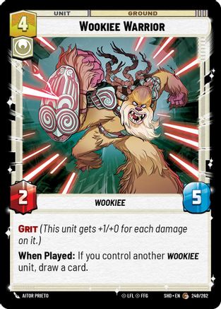 Wookiee Warrior (249/262) (249/262) [Shadows of the Galaxy]
