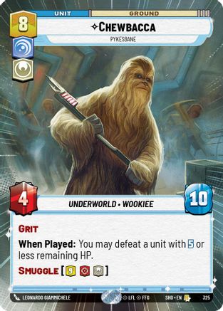 Chewbacca - Pykesbane (325) (Hyperspace) (325) [Shadows of the Galaxy]