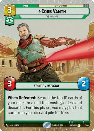 Cobb Vanth - The Marshal (384) (Hyperspace) (384) [Shadows of the Galaxy]