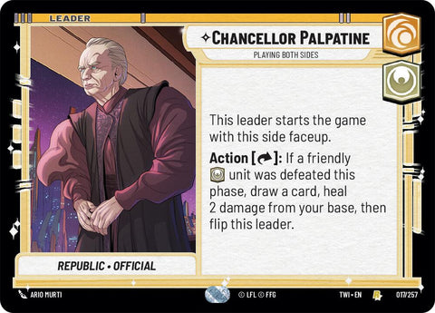 Chancellor Palpatine - Playing Both Sides (017/257) (017/257) [Twilight of the Republic]