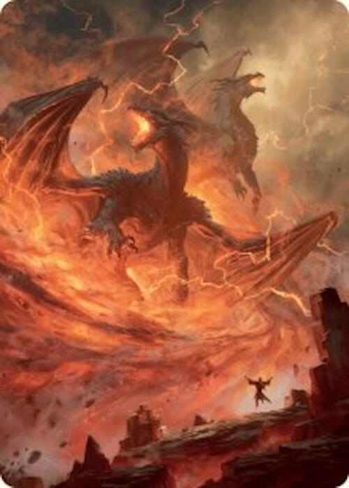 Rite of the Dragoncaller Art Card (38/54) [Foundations Art Series]