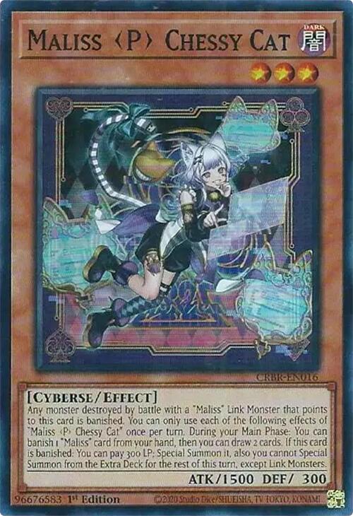 Maliss P Chessy Cat [CRBR-EN016] Super Rare