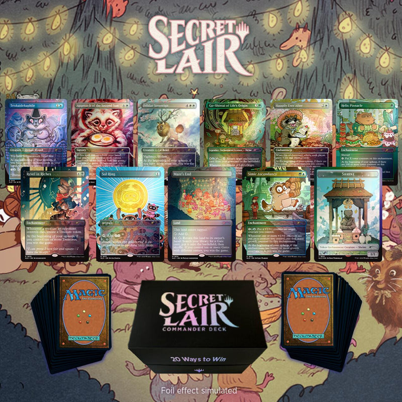 Magic: The Gathering - Secret Lair: Drop Series  Commander Deck - 20 Ways to Win