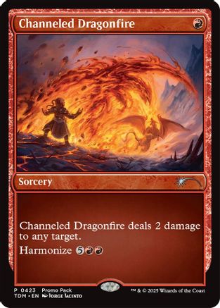 Channeled Dragonfire (Promo Pack) [Tarkir: Dragonstorm Promos]