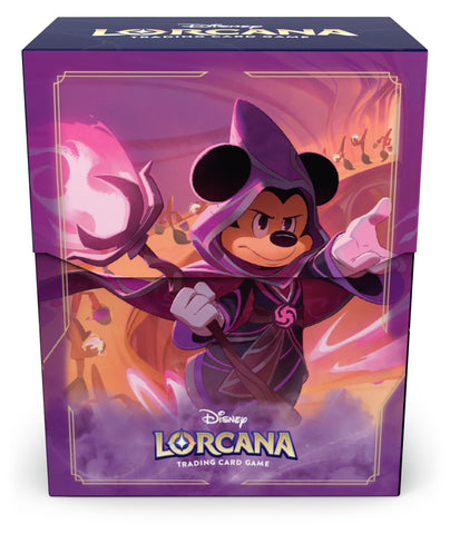 Disney Lorcana: Deck Box (Mickey Mouse, Wayward Sorcerer)
