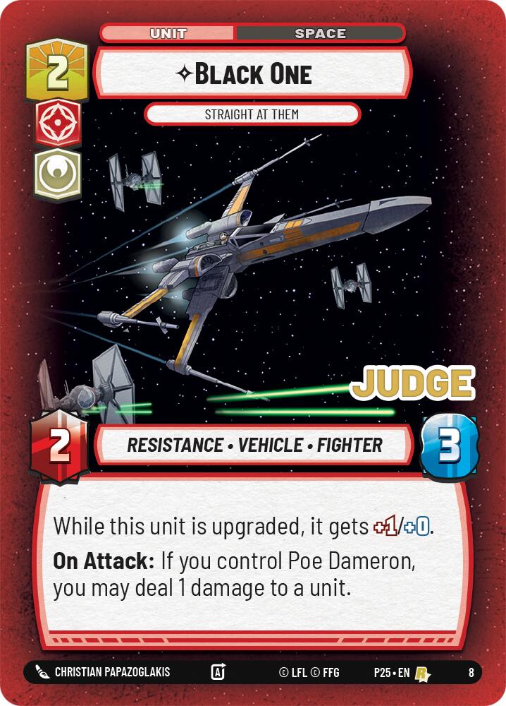 Black One - Straight At Them (8) (8) [Judge Promos]