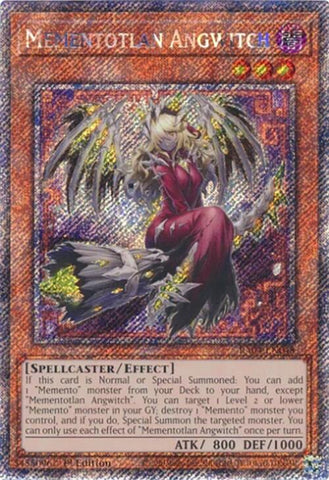 Mementotlan Angwitch [RA04-EN048] Platinum Secret Rare