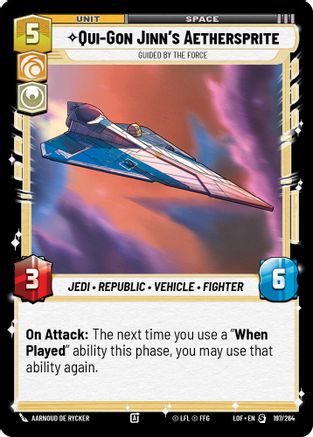 Qui-Gon Jinn's Aethersprite - Guided by the Force (197/264) (197/264) [Legends of the Force]