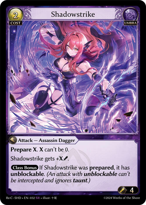 Shadowstrike (032) [Tristan Re:Collection, Shadowdancer Lite]
