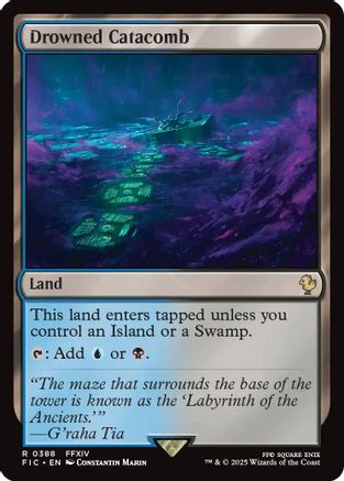 Drowned Catacomb (Surge Foil) [FINAL FANTASY Commander]