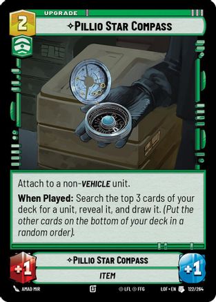 Pillio Star Compass (122/264) (122/264) [Legends of the Force]