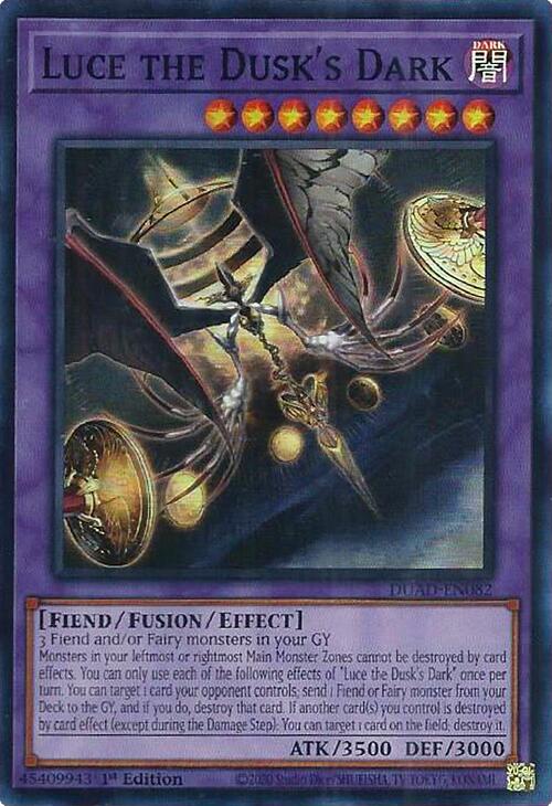 Luce the Dusk's Dark [DUAD-EN082] Super Rare