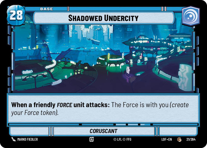 Shadowed Undercity // Force (021/264 // T03/T03) (021/264 // T03/T03) [Legends of the Force]