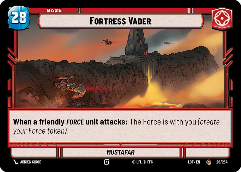 Fortress Vader // Force (026/264 // T03/T03) (026/264 // T03/T03) [Legends of the Force]