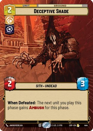 Deceptive Shade (444) (Hyperspace) (444) [Legends of the Force]