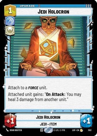Jedi Holocron (553) (Foil) (553) [Legends of the Force]
