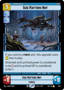 Size Matters Not (558) (Foil) (558) [Legends of the Force]