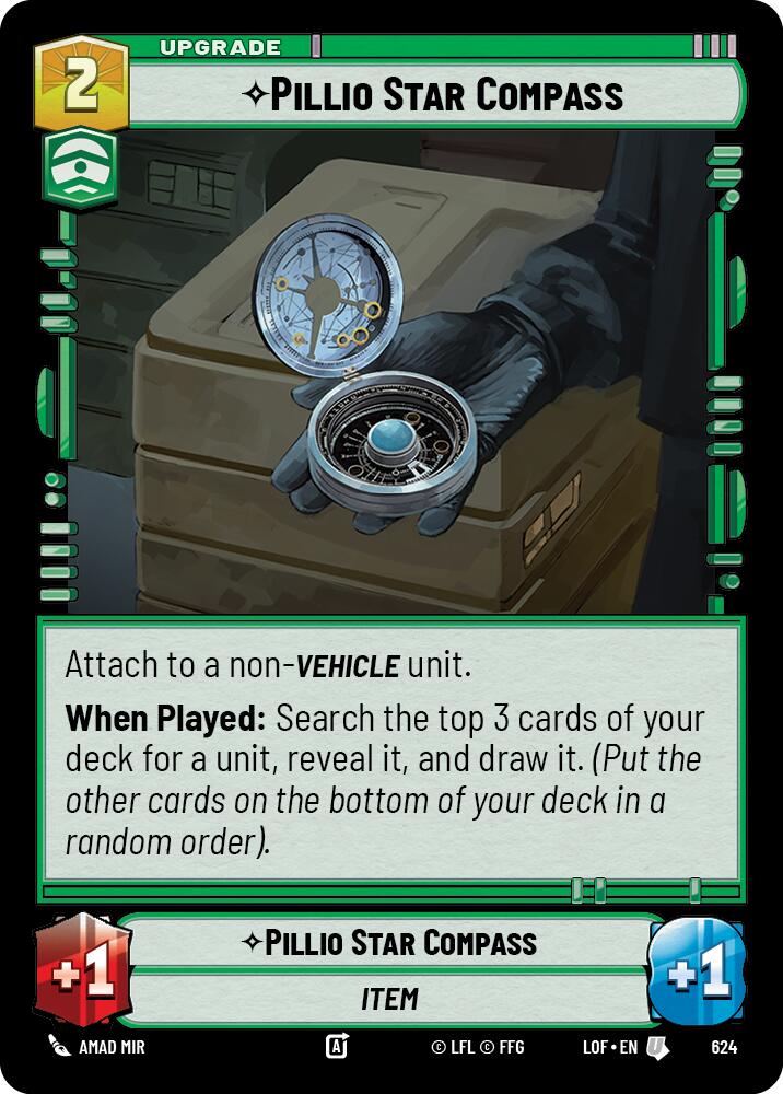 Pillio Star Compass (624) (Foil) (624) [Legends of the Force]