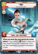 Rey - With Palpatine's Power (888) (Hyperspace Foil) (888) [Legends of the Force]