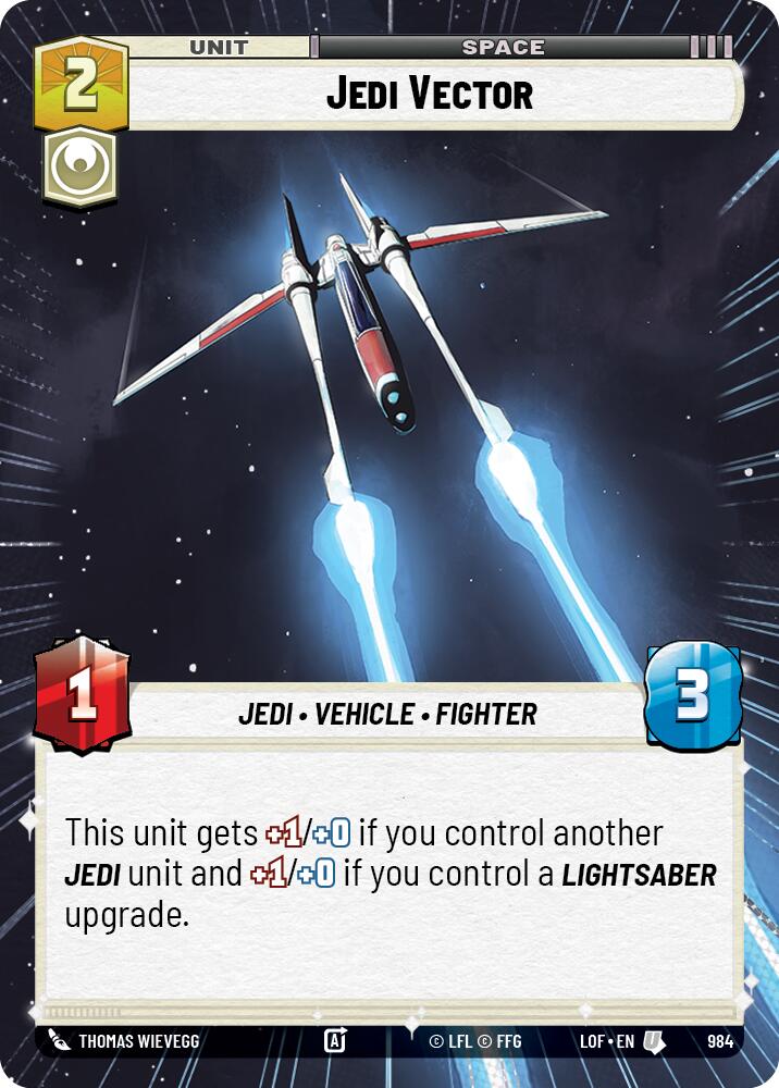 Jedi Vector (984) (Hyperspace Foil) (984) [Legends of the Force]