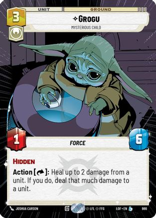 Grogu - Mysterious Child (986) (Hyperspace Foil) (986) [Legends of the Force]