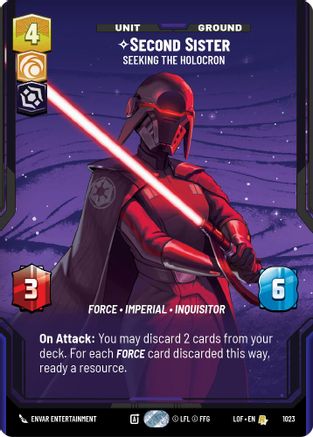 Second Sister - Seeking the Holocron (1023) (Prestige) (1023) [Legends of the Force]
