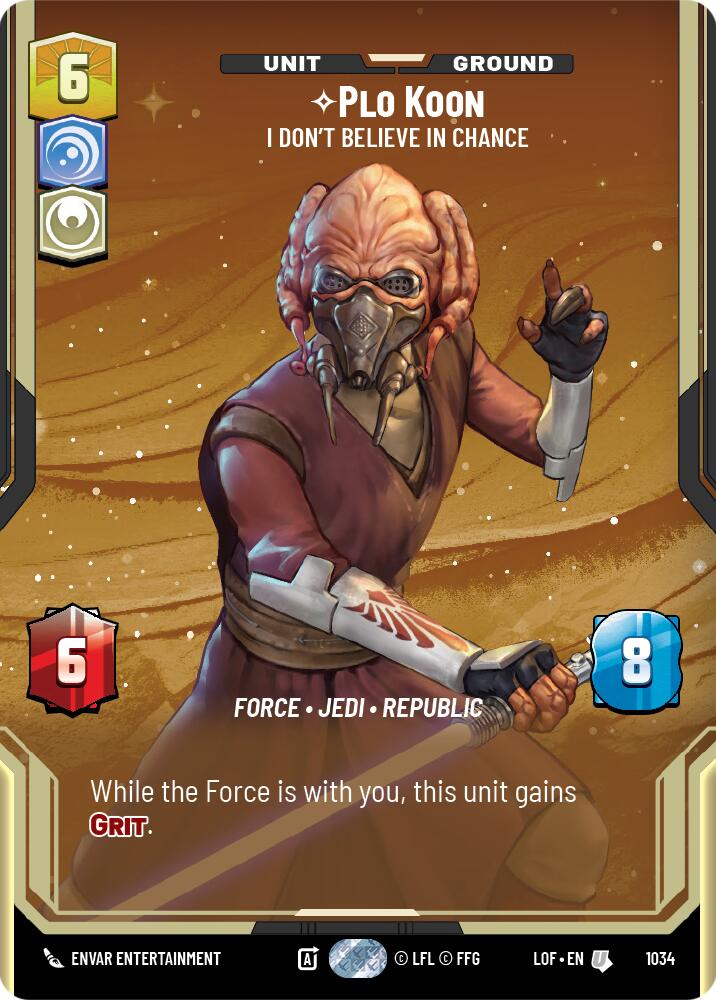 Plo Koon - I Don't Believe in Chance (1034) (Prestige) (1034) [Legends of the Force]