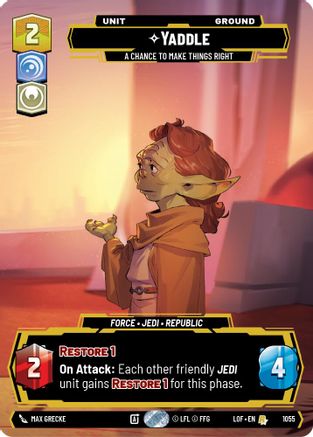 Yaddle - A Chance To Make Things Right (1055) (Prestige) (1055) [Legends of the Force]
