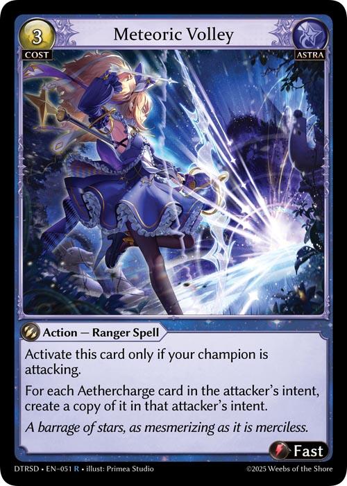 Meteoric Volley (51) [Distorted Reflections Starter Decks]